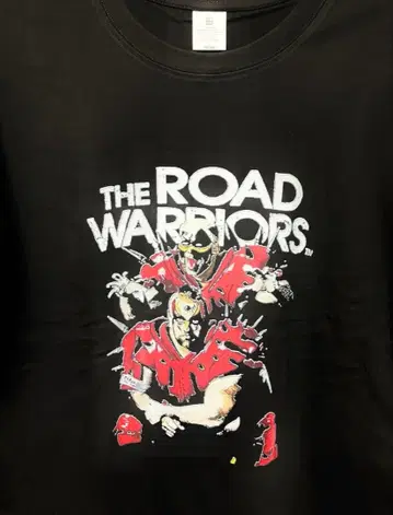 더 로드 워리어즈 T셔츠 블랙 새상품 L 프로레슬링