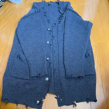 노에미 다크 그레이 가디건