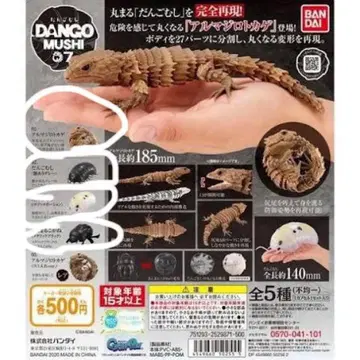 생물대도감 쥐며느리 가챠가챠 아르마딜로도마뱀 둥근황금풍뎅이