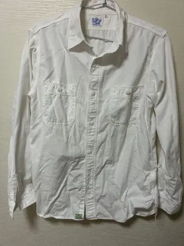 ORSLOW 주름 가공 워크 셔츠 사이즈 2