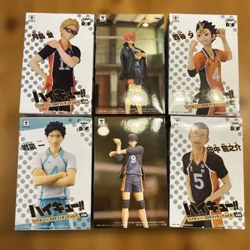 하이큐!! 피규어 6체 세트 히나타 쇼요 카게야마 토비오