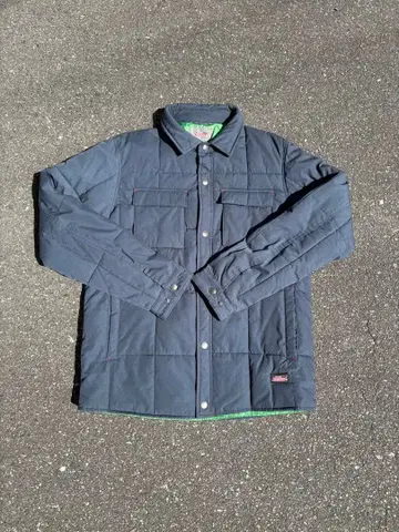 Dickies 워크 자켓 퀼팅 L 충전솜 구제 의류 네이비