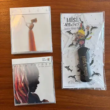 [세트] MISIA 별의 라이브 XII 응원봉 아이노카타치 CD