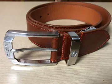 GOLD PFEIL 골드파일 가죽 벨트 브라운 계열 색상