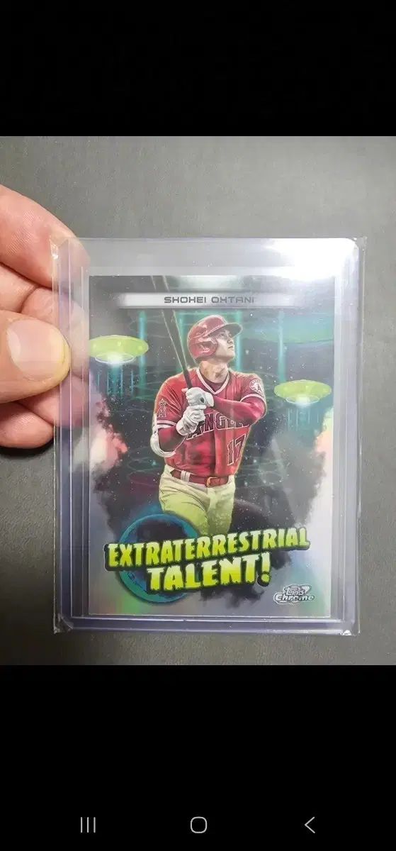 LA 오타니 쇼헤이 Topps Chrome 야구 카드