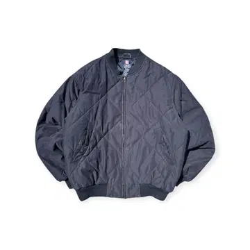 90s CHAPS 퀼팅 봄버 자켓 스카이 라이너 차프스