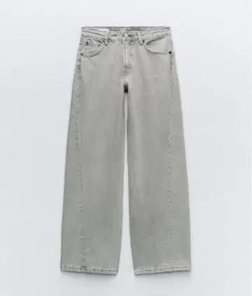 ZARA TRF 레귤러 렝스 하이 라이즈 데님 팬츠