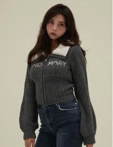 AND MARY logo zip tops