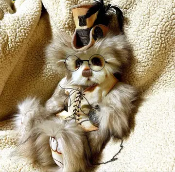 테디베어 PETER 핸드메이드 곰 봉제 인형 앤티크 해외 작가