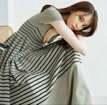 COCODEAL 보더 원피스