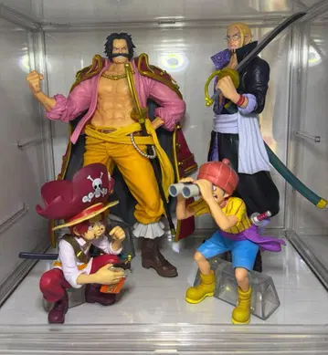 원피스 1번 복권 로저 해적단 4체 세트 박스 있음