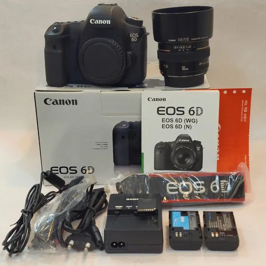 캐논정품 EOS 6D+50mm 1:1.4