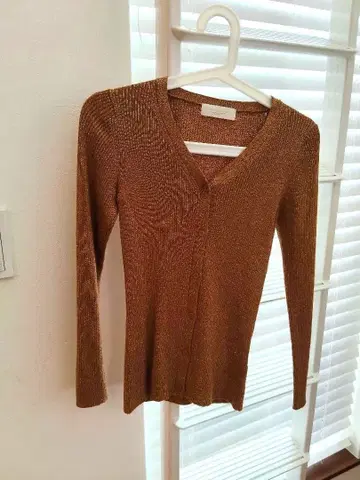 B:MING by BEAMS 브라운 V넥 가디건