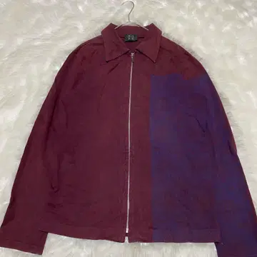 빈티지 아고스트샵 집업 블루종 아카이브 보라색 계열 M