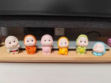 컬러풀 캐릭터 피규어 6체 세트