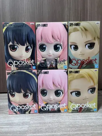 SPY x FAMILY Qposket 피규어 6체 세트