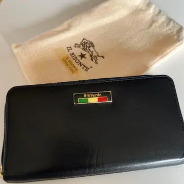 R.B.Verdi 블랙 가죽 장지갑 수납 가방 포함