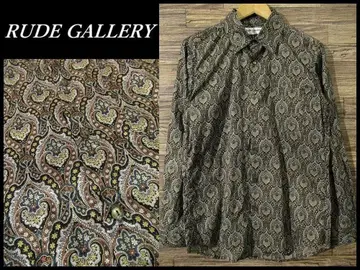 시착만 한 19AW 루드 갤러리 초장면 사이키델릭 올 패턴 셔츠 L