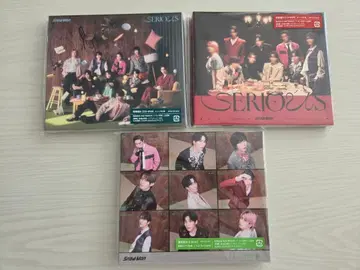 Snow Man SERIOUS 3 형태 슬리브 케이스 포함 새상품