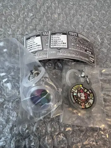 반다이 요괴워치 메달 메지루시 액세서리 새상품 가챠 2개 세트