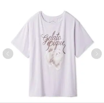 택 포함 새상품 gelato pique CAT 패턴 T셔츠와 숏팬츠 세트