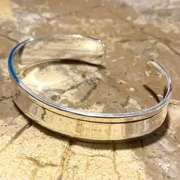 뱅글 팔찌 실버 925 커프 오픈 실버 빈티지
