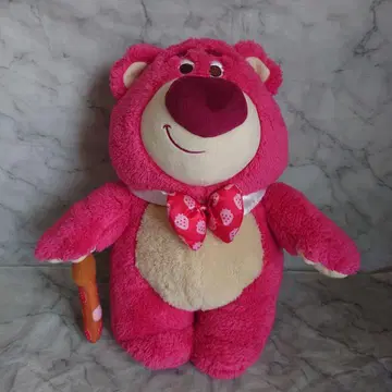 Disney 랏소 스트로베리 패턴 봉제 인형