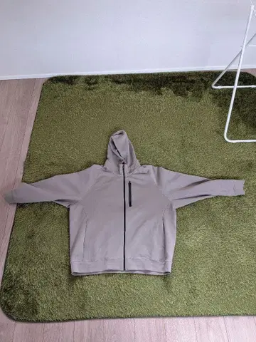 UNIQLO 풀 집업 울트라 스트레치 후드티 4 XL 베이지