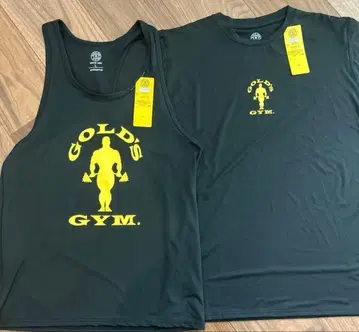 당일 배송! GOLD'S GYM 블랙 탱크탑 L 사이즈 세트