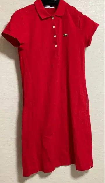 LACOSTE 라코스테 레드 원피스 36