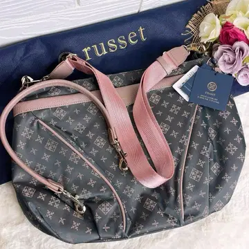 택 포함 새상품 russet 러셋 2way 숄더백 가죽 수납 가방