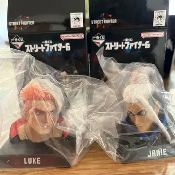 D상 헤드 피규어 2점 제일복권 스트리트 파이터 6 스트6 SF6