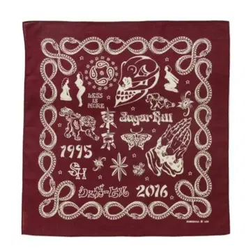 SUGARHILL x 야마다 렌 콜라보 타투 플래시 반다나 슈가힐 오모시