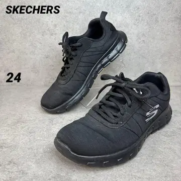 SKECHERS VIM-HARMONIK 메모리폼 스니커즈 블랙