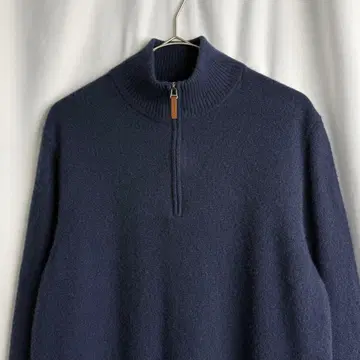 00s BARNEYS NEWYORK 캐시미어 100% 하프 지퍼