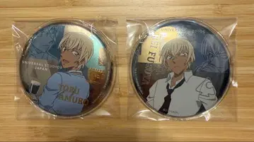 아무로 토오루 제로 후루야 레이 버본 코난 유니버셜 캔뱃지 usj 2개