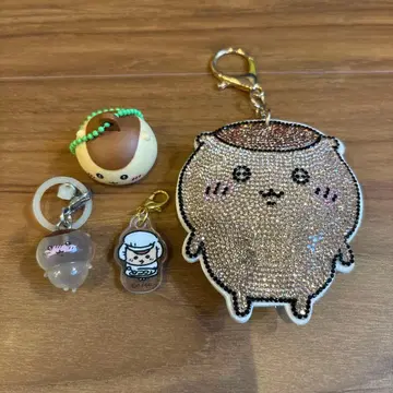 밤만쥬 키라키라 키링 립 케이스 메지루시 액세서리 외