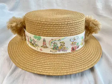 [택 포함 새상품] 더피 서니 팬 밀짚모자 캉캉 모자 햇