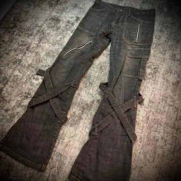 unknown 본지티 플레어 데님 archive Vkei 아열대