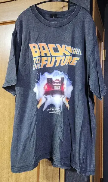 GU 지유 백투더퓨처 반팔 T셔츠 XXL