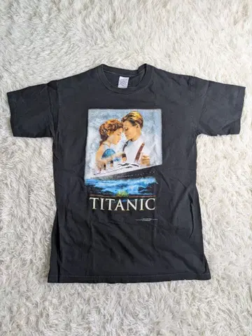 90s Titanic 영화 T셔츠 블랙