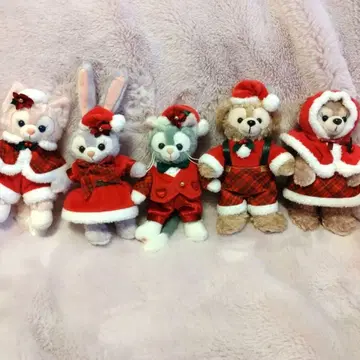 더피 & 프렌즈 크리스마스 봉제 인형 2024년 5체 세트