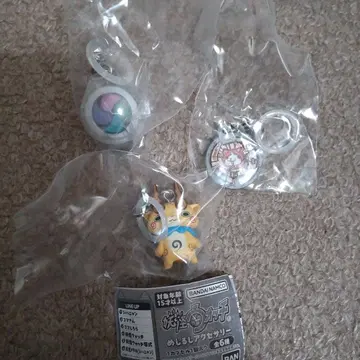 요괴워치 가챠가챠 메지루시 액세서리 3개 세트