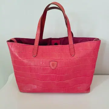 페리지 악어 엠보싱 토트백