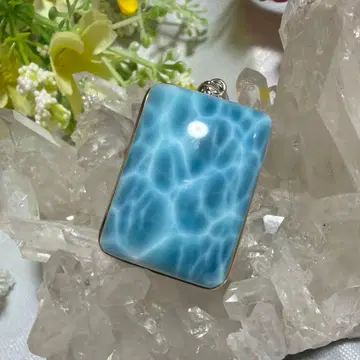 초고품질 라리마 펜던트 탑 실버 925