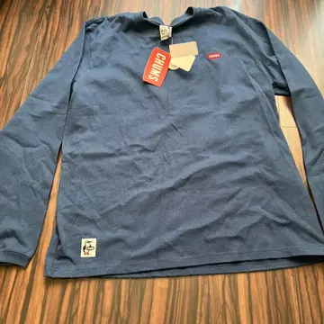 CHUMS 네이비 긴팔 티셔츠