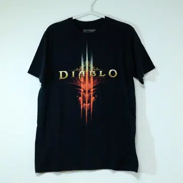 레어! DIABLO III T셔츠 L 블랙 Blizzard