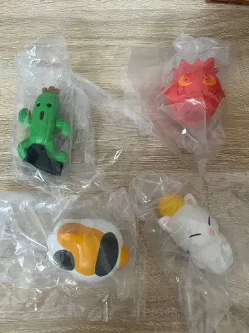 FF14 미니언 마스코트 컬렉션 4종 세트 그리 모그리 팻 캣