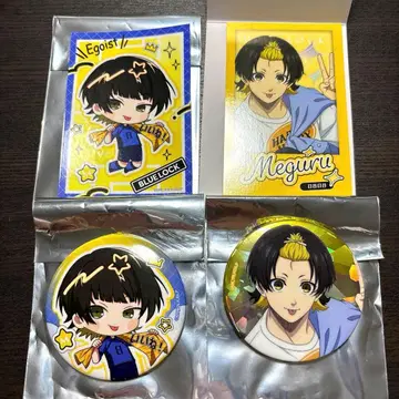 블루 록 ROUND1 라운드 원 캔뱃지 카드 스티커 바치라