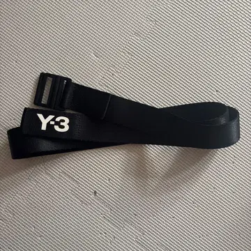 Y-3 클래식 로고 벨트 내로우 벨트 블랙